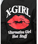 X-GIRL(エックスガール)長袖Tシャツ ロンT ビッグシルエット バックプリント/105251011030/レディース/ムラサキスポーツ