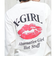 X-GIRL(エックスガール)長袖Tシャツ ロンT ビッグシルエット バックプリント/105251011030/レディース/ムラサキスポーツ