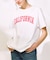 RIKKA FEMME(リッカファム)半袖Tシャツ フロントプリントTシャツ リラックスシルエット/RF25SS07/レディース/ムラサキスポーツ