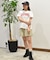RIKKA FEMME(リッカファム)半袖Tシャツ フロントプリントTシャツ リラックスシルエット/RF25SS07/レディース/ムラサキスポーツ