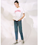 RIKKA FEMME(リッカファム)半袖Tシャツ フロントプリントTシャツ リラックスシルエット/RF25SS07/レディース/ムラサキスポーツ
