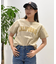 RIKKA FEMME(リッカファム)半袖Tシャツ フロントプリントTシャツ リラックスシルエット/RF25SS07/レディース/ムラサキスポーツ