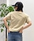 RIKKA FEMME(リッカファム)半袖Tシャツ フロントプリントTシャツ リラックスシルエット/RF25SS07/レディース/ムラサキスポーツ
