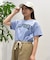 RIKKA FEMME(リッカファム)半袖Tシャツ フロントプリントTシャツ リラックスシルエット/RF25SS07/レディース/ムラサキスポーツ
