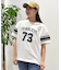 RIKKA FEMME(リッカファム)半袖Tシャツ ナンバリングTシャツ ルーズシルエット/RF25SS08/レディース/ムラサキスポーツ