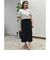 RIKKA FEMME(リッカファム)半袖Tシャツ キラキラ箔プリント/RF25SS09/レディース/ムラサキスポーツ