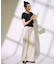 RIKKA FEMME(リッカファム)半袖Tシャツ ピグメントヘンリーネック/RF25SS12/レディース/ムラサキスポーツ