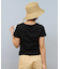 RIKKA FEMME(リッカファム)半袖Tシャツ ピグメントヘンリーネック/RF25SS12/レディース/ムラサキスポーツ