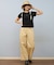 RIKKA FEMME(リッカファム)半袖Tシャツ ピグメントヘンリーネック/RF25SS12/レディース/ムラサキスポーツ