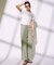RIKKA FEMME(リッカファム)半袖Tシャツ ピグメントヘンリーネック/RF25SS12/レディース/ムラサキスポーツ