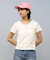 RIKKA FEMME(リッカファム)半袖Tシャツ ピグメントヘンリーネック/RF25SS12/レディース/ムラサキスポーツ