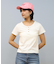 RIKKA FEMME(リッカファム)半袖Tシャツ ピグメントヘンリーネック/RF25SS12/レディース/ムラサキスポーツ