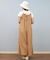 RIKKA FEMME(リッカファム)半袖Tシャツ ピグメントヘンリーネック/RF25SS12/レディース/ムラサキスポーツ