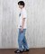 【ムラサキスポーツ限定】FORGET NEVER(フォーゲットネバー)半袖Tシャツ バックプリント 252OO1ST557FN/ユニセックス メンズ  ムラサキスポーツ