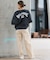 BILLABONG(ビラボン)クロップド丈Tシャツ 半袖Tシャツ バックプリント ルーズフィット BF013-206 BF013206/レディース ムラサキスポーツ
