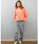 BILLABONG(ビラボン)クロップド丈Tシャツ 半袖Tシャツ バックプリント ルーズフィット BF013-206 BF013206/レディース ムラサキスポーツ