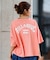 BILLABONG(ビラボン)クロップド丈Tシャツ 半袖Tシャツ バックプリント ルーズフィット BF013-206 BF013206/レディース ムラサキスポーツ