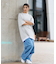 BILLABONG(ビラボン)ビッグシルエット 半袖Tシャツ フェイクレイヤードTシャツ BF013-214 BF013214/レディース ムラサキスポーツ
