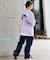 BILLABONG(ビラボン)ビッグシルエット 半袖Tシャツ フェイクレイヤードTシャツ BF013-214 BF013214/レディース ムラサキスポーツ