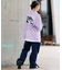 BILLABONG(ビラボン)ビッグシルエット 半袖Tシャツ フェイクレイヤードTシャツ BF013-214 BF013214/レディース ムラサキスポーツ