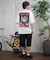 【ムラサキスポーツ限定】THRASHER スラッシャー 半袖Tシャツ バックプリント オーバーサイズ 252TH1ST028/ユニセックス メンズ ムラサキスポーツ