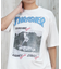 【ムラサキスポーツ限定】THRASHER スラッシャー 半袖Tシャツ フロントプリント オーバーサイズ 252TH1ST039/ユニセックス メンズ ムラサキスポーツ