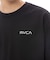 RVCA(ルーカ)半袖Tシャツ バックプリント オーバーサイズ BF041-250 BF041250/ユニセックス メンズ ムラサキスポーツ