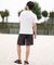 RVCA(ルーカ)半袖Tシャツ フロントプリント オーバーサイズ BF041-251BF041251/ユニセックス メンズ ムラサキスポーツ