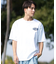 RVCA(ルーカ)半袖Tシャツ バックプリント オーバーサイズ BF041-252 BF041252/ユニセックス メンズ ムラサキスポーツ