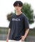 RVCA(ルーカ)半袖Tシャツ フロントプリント オーバーサイズ BF041-261 BF041261/ユニセックス メンズ ムラサキスポーツ
