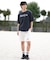 RVCA(ルーカ)半袖Tシャツ フロントプリント オーバーサイズ BF041-261 BF041261/ユニセックス メンズ ムラサキスポーツ