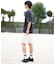 RVCA(ルーカ)半袖Tシャツ フロントプリント オーバーサイズ BF041-261 BF041261/ユニセックス メンズ ムラサキスポーツ