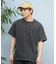 RVCA(ルーカ)半袖Tシャツ ポケットTシャツ ポケT オーバーサイズ BF041-262 BF041262/ユニセックス メンズ ムラサキスポーツ