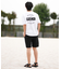 RVCA(ルーカ)半袖Tシャツ バックプリント オーバーサイズ BF041-265 BF041265/ユニセックス メンズ ムラサキスポーツ