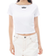 RVCA(ルーカ)半袖Tシャツ スリムフィット クロップド丈 2WAY リブ素材 BF043-210 BF043210/レディース ムラサキスポーツ