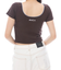 RVCA(ルーカ)半袖Tシャツ スリムフィット クロップド丈 2WAY リブ素材 BF043-210 BF043210/レディース ムラサキスポーツ