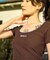 RVCA(ルーカ)半袖Tシャツ スリムフィット クロップド丈 2WAY リブ素材 BF043-210 BF043210/レディース ムラサキスポーツ