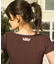 RVCA(ルーカ)半袖Tシャツ スリムフィット クロップド丈 2WAY リブ素材 BF043-210 BF043210/レディース ムラサキスポーツ