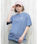 X-girl(エックスガール)半袖Tシャツ バックプリント 豹柄 レオパード LEOPARD OVAL LOGO S S TEE  105251011029/レディース ムラサキスポーツ