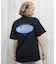 X-girl(エックスガール)半袖Tシャツ バックプリント 豹柄 レオパード LEOPARD OVAL LOGO S S TEE  105251011029/レディース ムラサキスポーツ