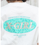 X-girl(エックスガール)半袖Tシャツ バックプリント 豹柄 レオパード LEOPARD OVAL LOGO S S TEE  105251011029/レディース ムラサキスポーツ