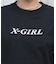 X-girl(エックスガール)半袖Tシャツ バックプリント 豹柄 レオパード LEOPARD OVAL LOGO S S TEE  105251011029/レディース ムラサキスポーツ