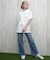 X-girl(エックスガール)半袖Tシャツ バックプリント 豹柄 レオパード LEOPARD OVAL LOGO S S TEE  105251011029/レディース ムラサキスポーツ