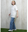 X-girl(エックスガール)半袖Tシャツ バックプリント 豹柄 レオパード LEOPARD OVAL LOGO S S TEE  105251011029/レディース ムラサキスポーツ
