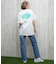 X-girl(エックスガール)半袖Tシャツ バックプリント 豹柄 レオパード LEOPARD OVAL LOGO S S TEE  105251011029/レディース ムラサキスポーツ