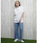 X-girl(エックスガール)半袖Tシャツ バックプリント 豹柄 レオパード LEOPARD OVAL LOGO S S TEE  105251011029/レディース ムラサキスポーツ