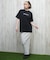 X-girl(エックスガール)半袖Tシャツ バックプリント 豹柄 レオパード LEOPARD OVAL LOGO S S TEE  105251011029/レディース ムラサキスポーツ