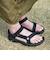 TEVA(テバ) 厚底 HURRICANE XLT2 AMPSOLE ハリケーン エックスエルティー2 アンプソール 1131270-BLK/ストラップサンダル シューズ レディース ムラサキスポーツ