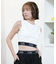 GYDA(ジェイダ)ラッシュガード レディース タンクトップ ロゴテープ カップ付 UVカット 404560 /ムラサキスポーツ