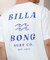 BILLABONG(ビラボン)半袖Tシャツ 親子でおそろい バックプリント レギュラーフィット ONE TIME BF011-203 BF011203/ユニセックス メンズ ムラサキスポーツ